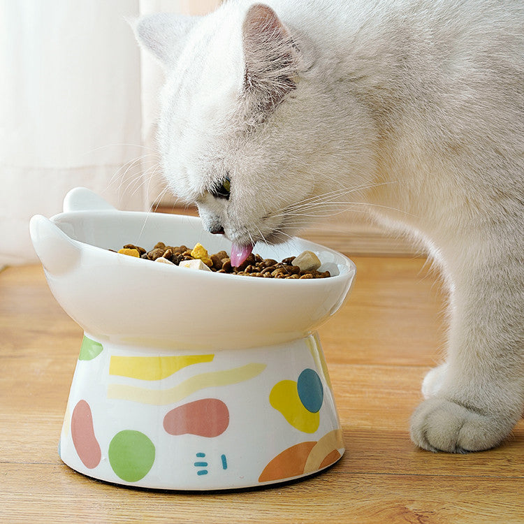 Cat Ceramic Bowls W/ Cute Prints