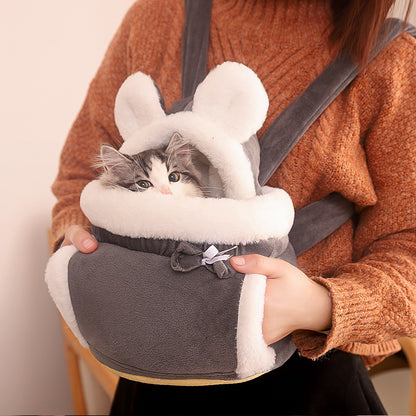 The Coziest Cat Backpack Ever Made