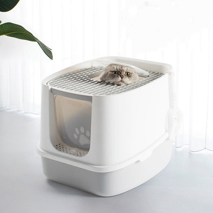 Complete Fully Enclosed Household Litter Box