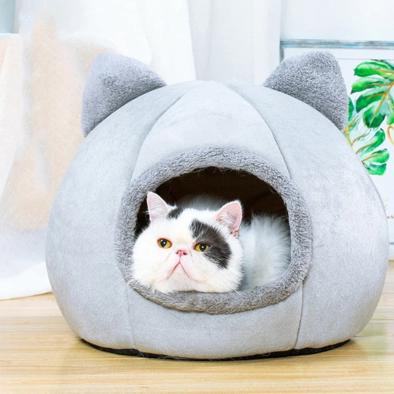 Gray Cat Head Nest