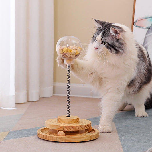 Interactive Cat Treat Dispenser Toy