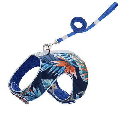 Cute Print Design Cat Harness & Leash