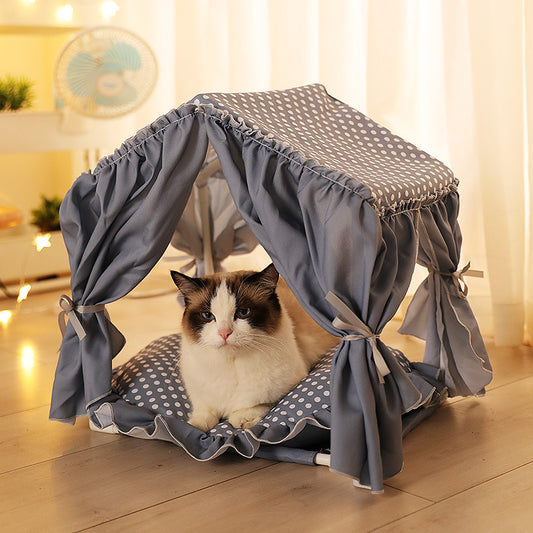 Beautiful Open-Tent Cat Villa