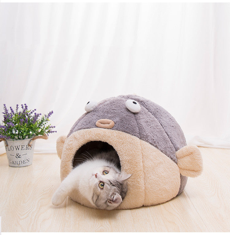 Soft Pufferfish Cat Nest