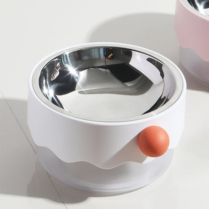 Cool Stainless Steel Cat Bowl