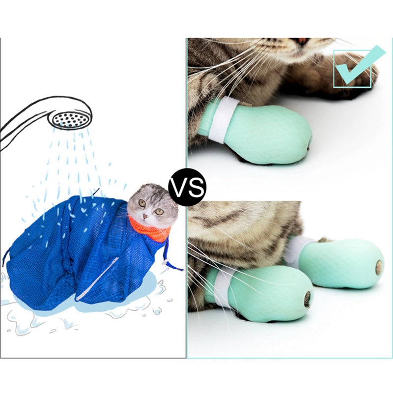 Bathing Anti-Scratch Paw Covers