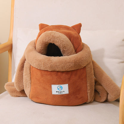 The Coziest Cat Backpack Ever Made