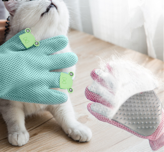 Cat Hair Removal Massage Gloves