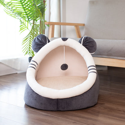 Furry Animal Head Cat Beds!!!