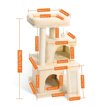 Dual Condo Luxury Cat Towers