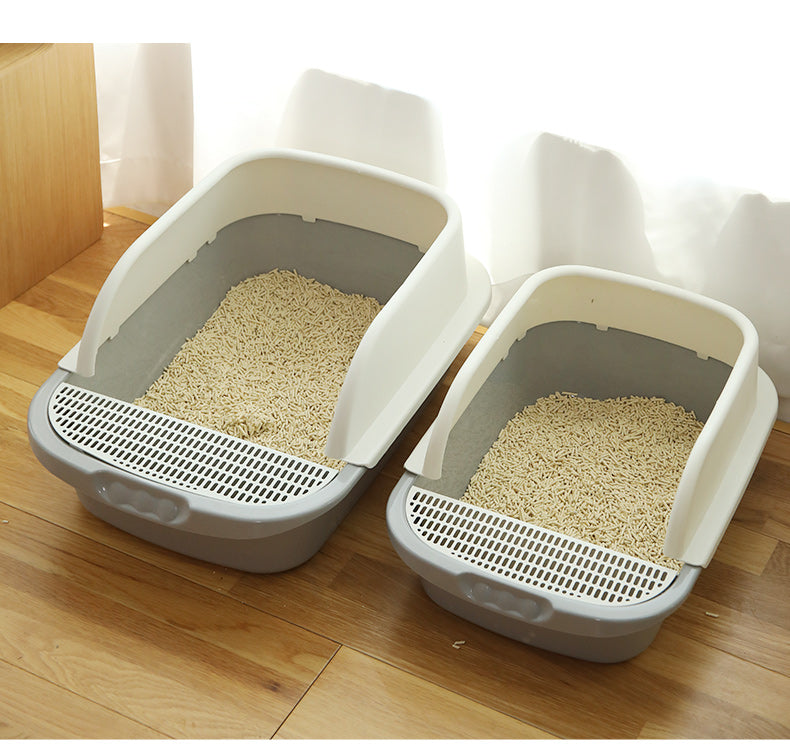 Semi-Enclosed Litter Box