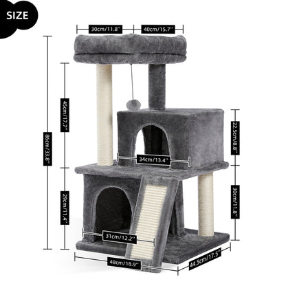 Dual Condo Luxury Cat Towers