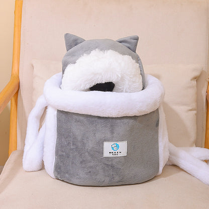 The Coziest Cat Backpack Ever Made