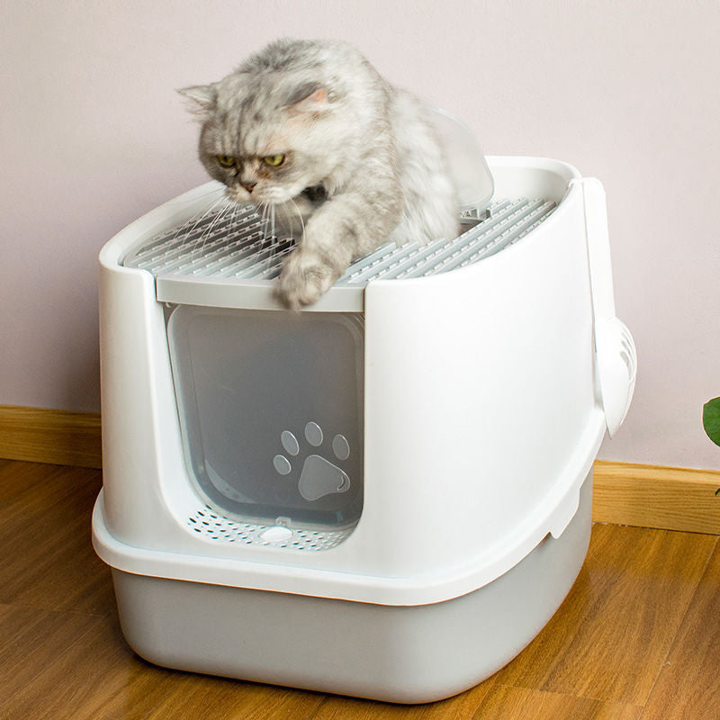 Complete Fully Enclosed Household Litter Box