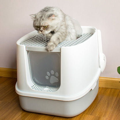 Complete Fully Enclosed Household Litter Box