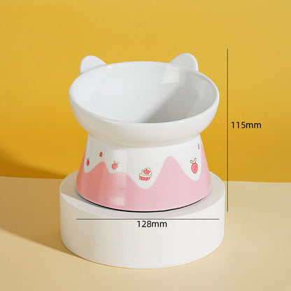 Cat Ceramic Bowls W/ Cute Prints