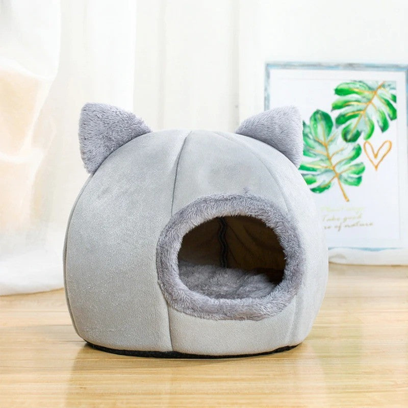 Gray Cat Head Nest