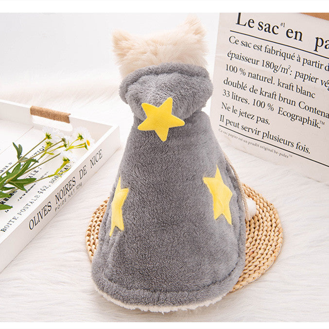 Warm Star Night Cat Cloak