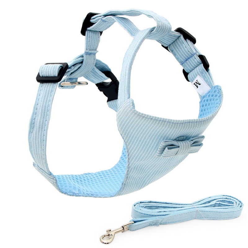 Beautiful Bow-Tie Style Harness & Leash