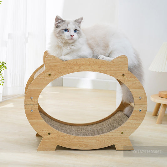 Double Wood Frame Cat Scratching Board