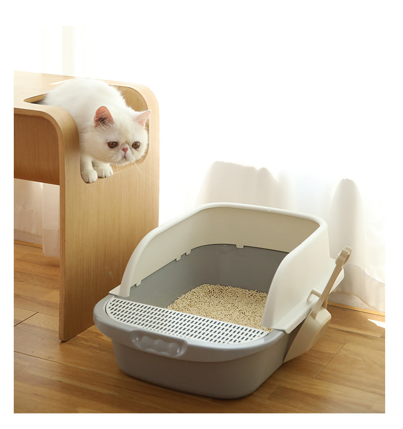 Semi-Enclosed Litter Box