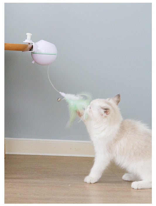 Self-Activating Feather & Laser Cat Toy