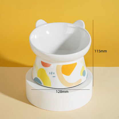 Cat Ceramic Bowls W/ Cute Prints