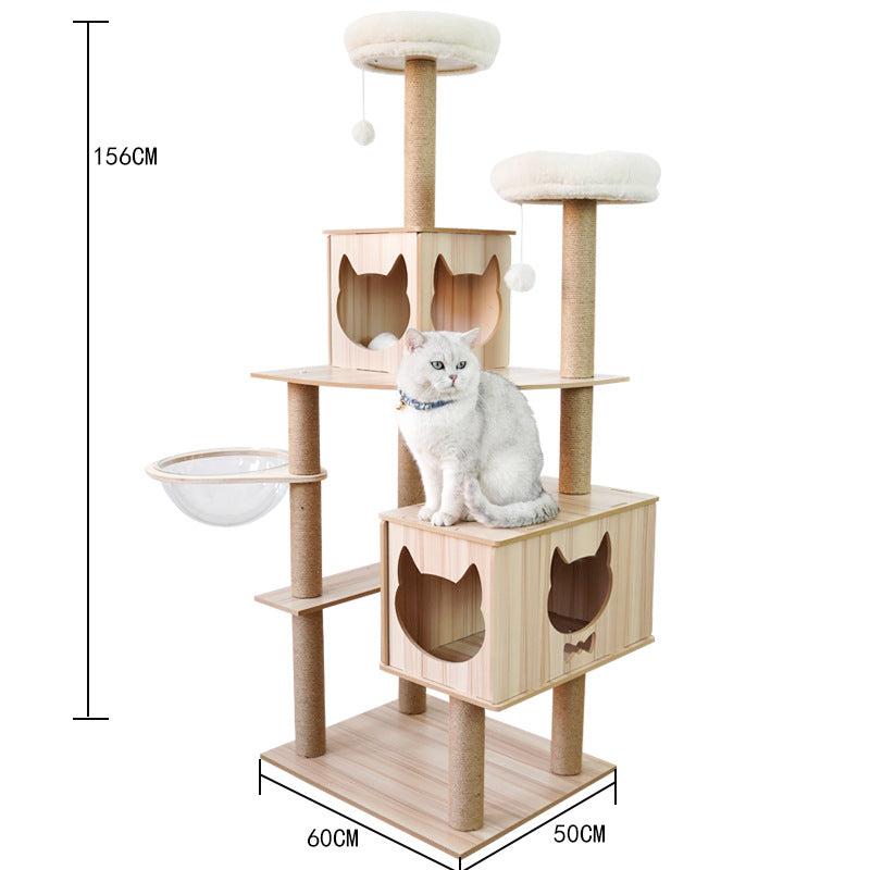 Space Capsule Complete Cat Play Tower