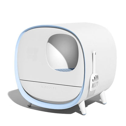 Futuristic Enclosed Cat Litter Box