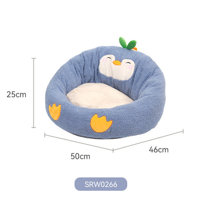 Soft Penguin Series Cat Beds