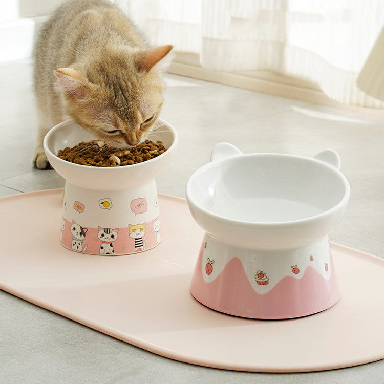 Cat Ceramic Bowls W/ Cute Prints