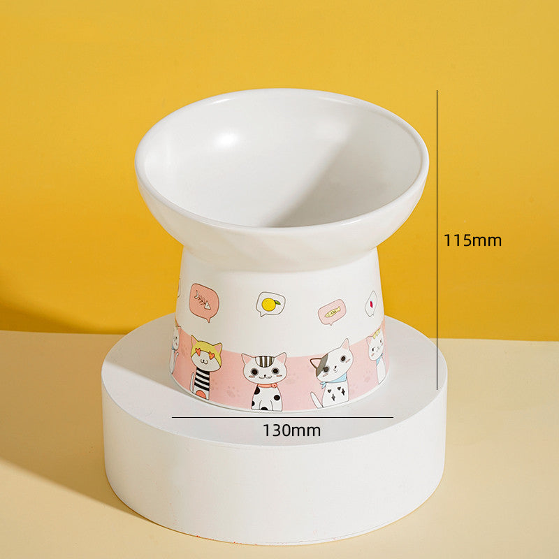 Cat Ceramic Bowls W/ Cute Prints