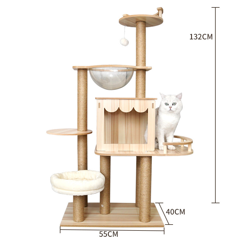 Space Capsule Complete Cat Play Tower