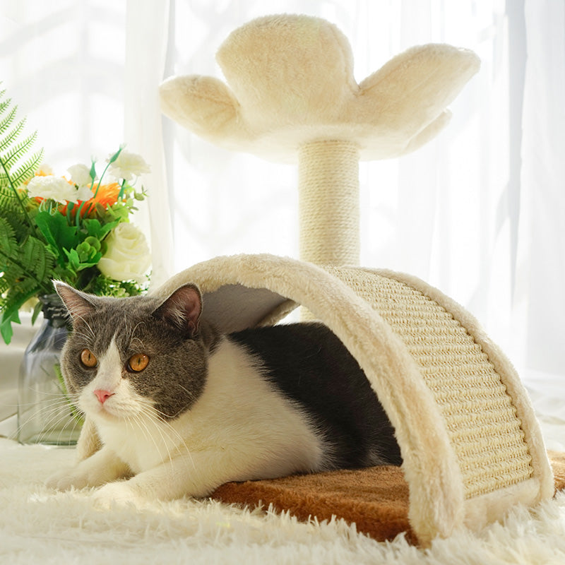 Cat Flower Tower Scratching Post