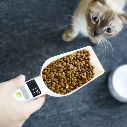 Feeding Cat Food Spoon With Scale Measurement