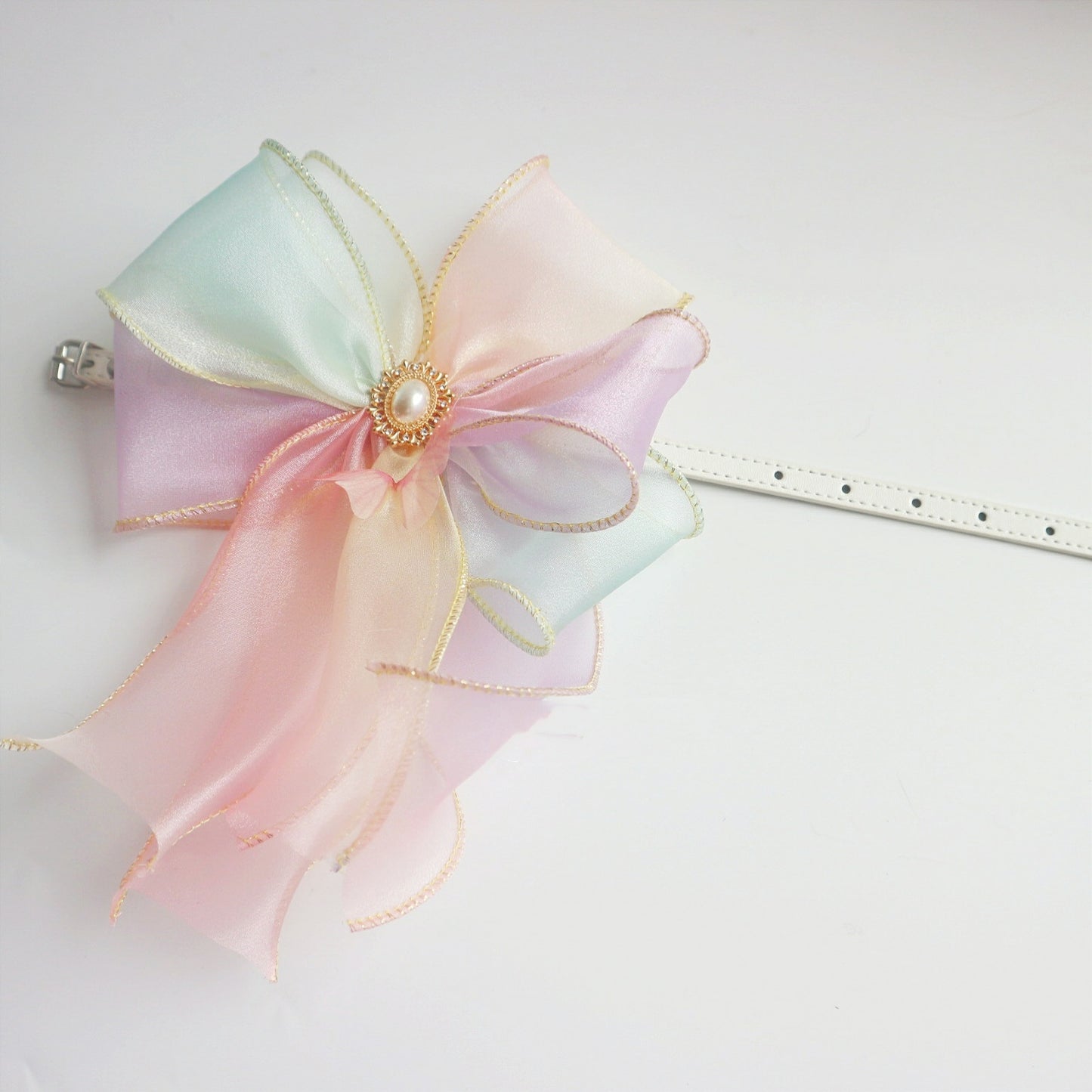 Beautiful Butterfly Ribbon Cat Collar